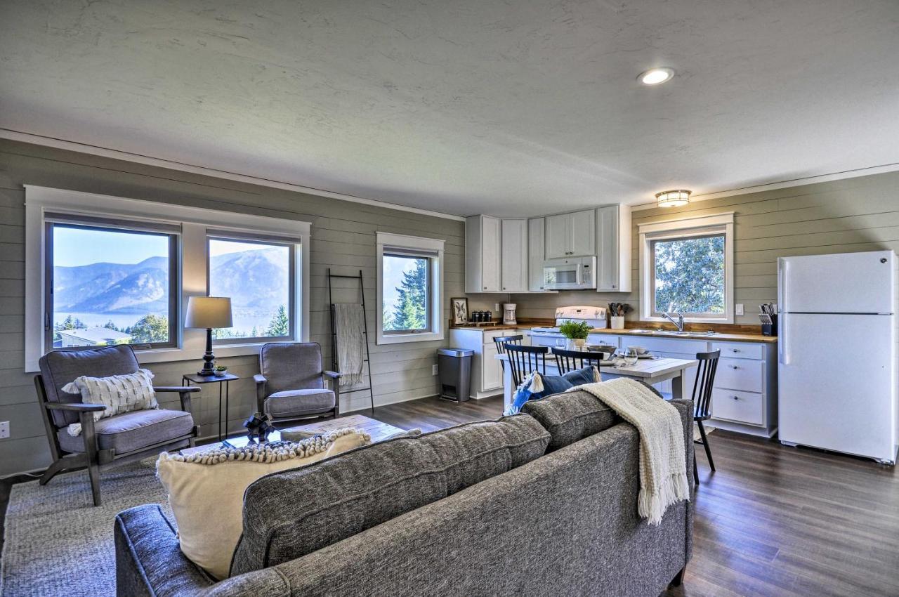 Scenic Studio With Loft And View Of The Columbia River Carson エクステリア 写真